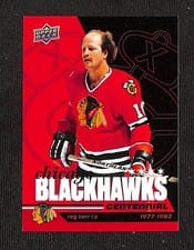 2025-26 Upper Deck Chicago Blackhawks Centennial Hobby Reg Kerr #30 card