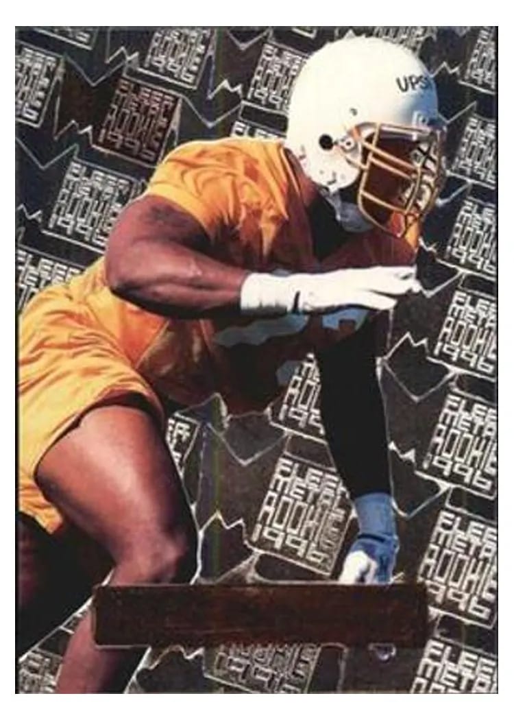 1996 Fleer Metal Regan Upshaw #146PM card
