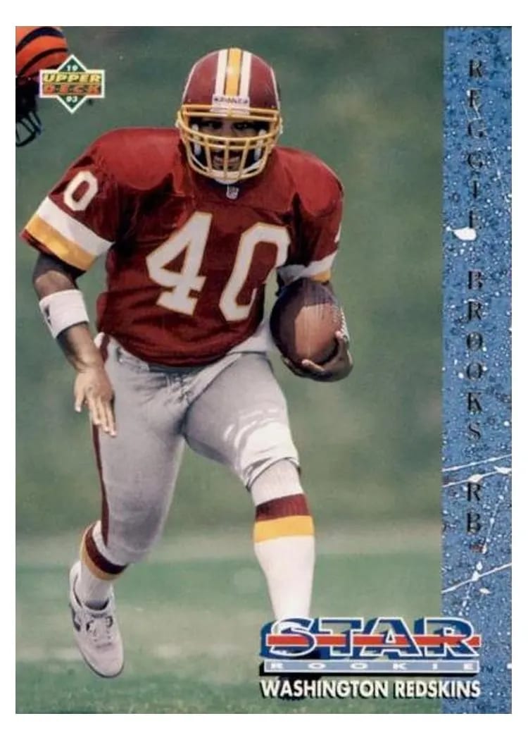1993 Upper Deck Reggie Brooks #7 card