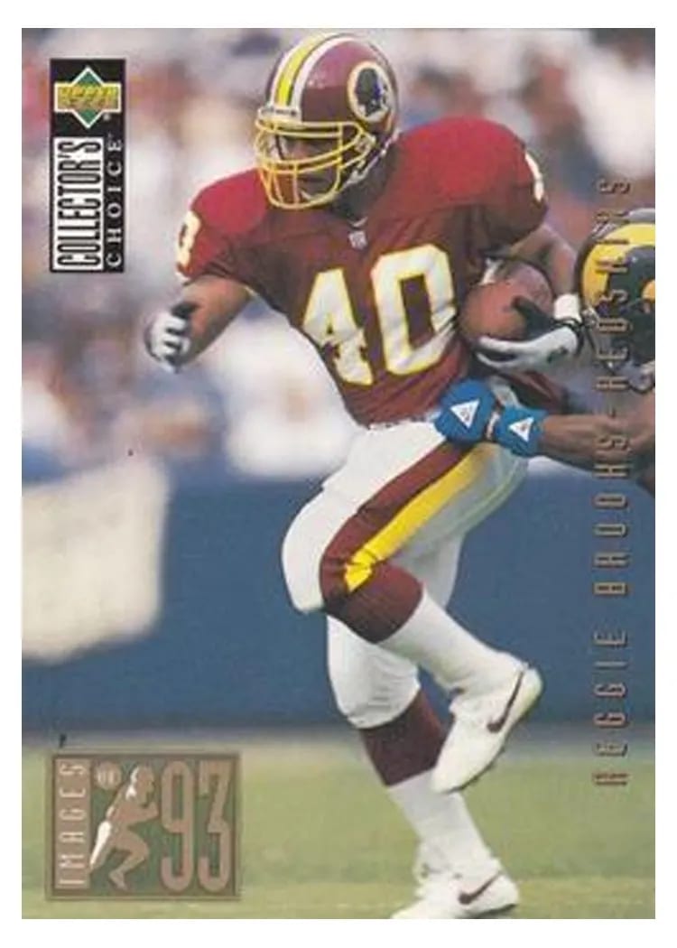 1994 Collector's Choice Reggie Brooks #40 card
