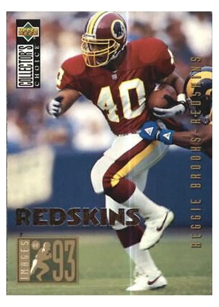 1994 Collector's Choice Reggie Brooks Silver #40 card