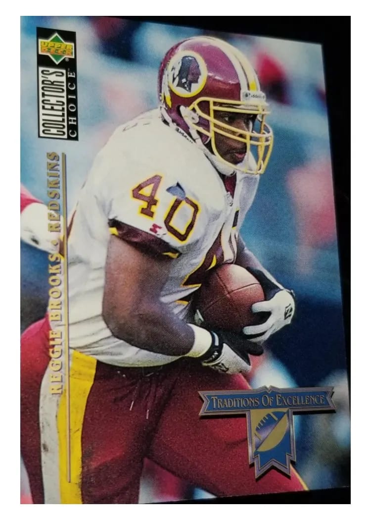 1994 Collector's Choice Reggie Brooks #48 card