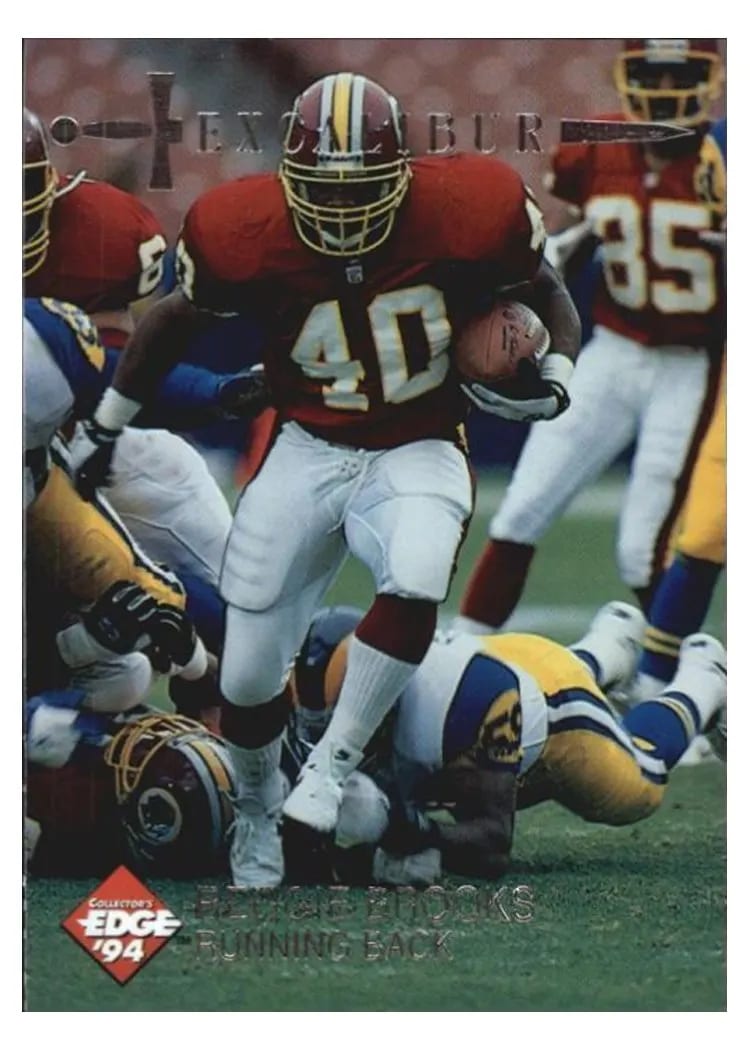 1994 Collector's Edge Excalibur Reggie Brooks #75 card