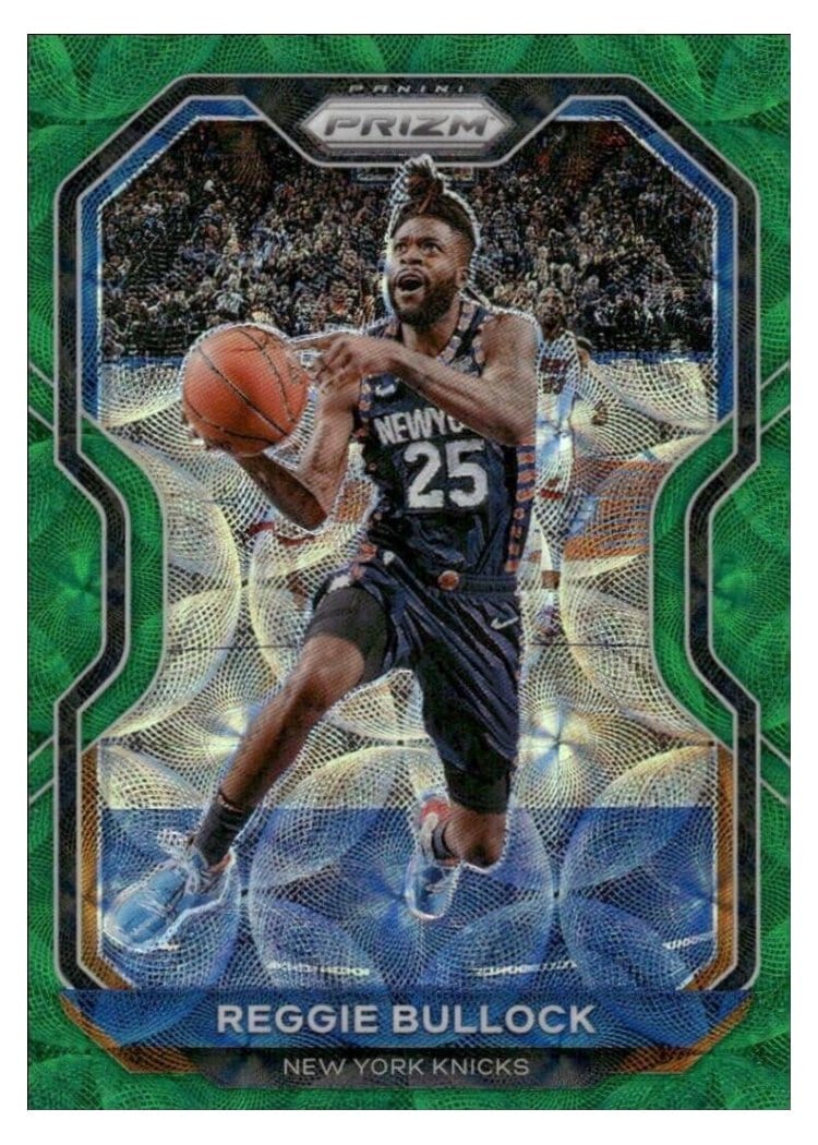 2020-21 Panini Prizm Base Set Reggie Bullock Choice Green Prizm #90 card