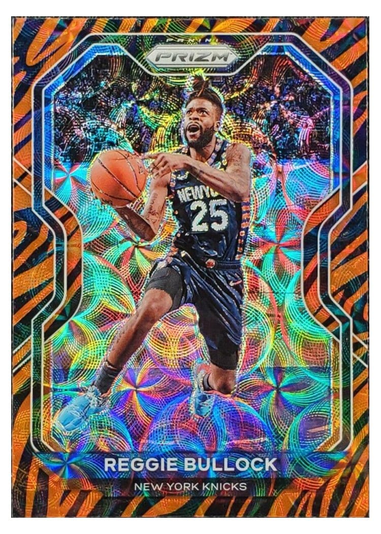 2020-21 Panini Prizm Base Set Reggie Bullock Choice Tiger Stripe Prizm #90 card