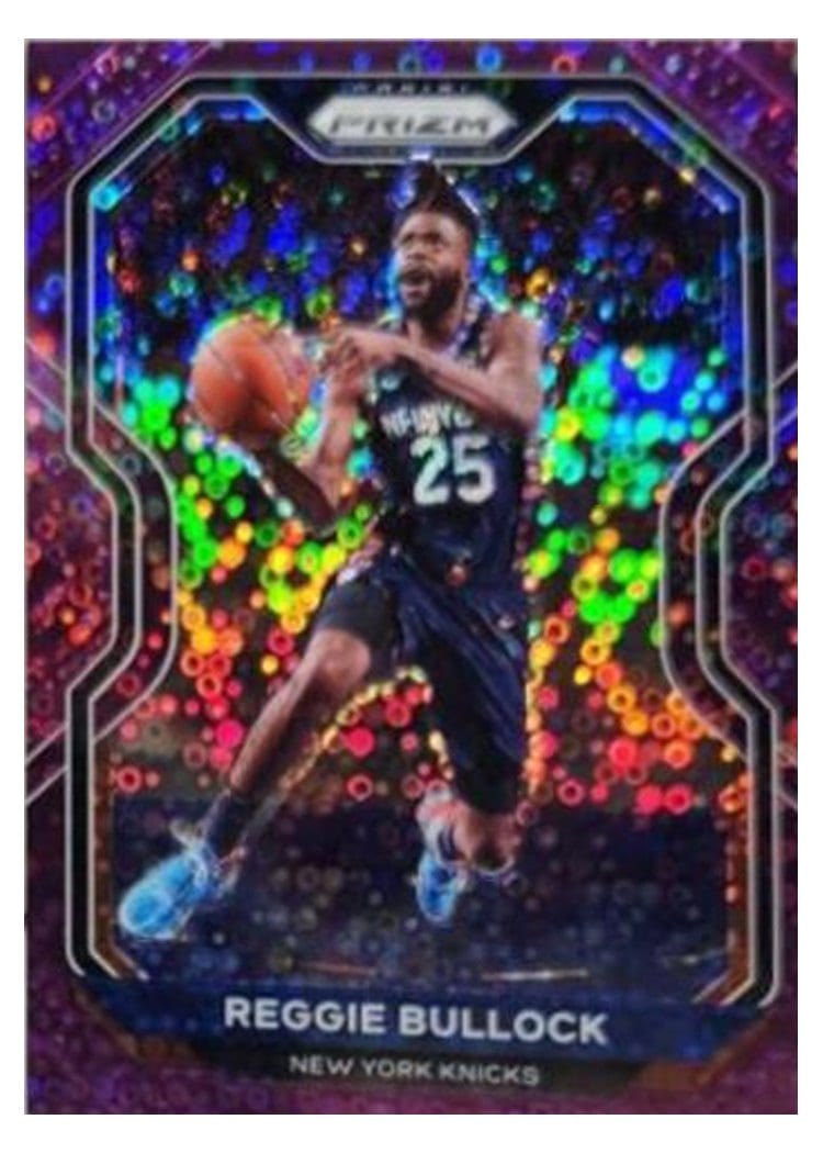 2020-21 Panini Prizm Base Set Reggie Bullock Fast Break Purple Prizm #90 card