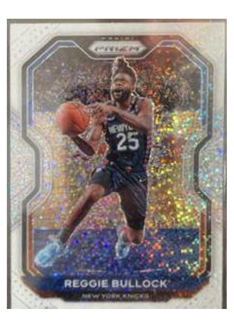 2020-21 Panini Prizm Base Set Reggie Bullock White Sparkle Prizm #90 card