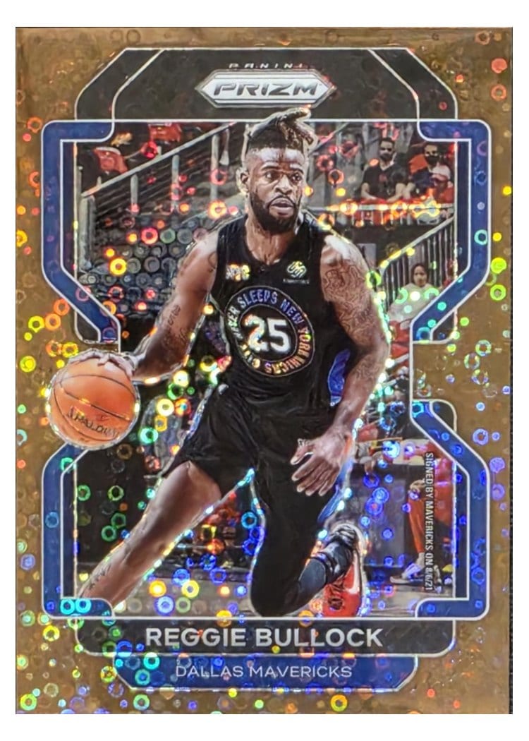 2021-22 Panini Prizm Base Set Reggie Bullock Fast Break Bronze Prizm #180 card