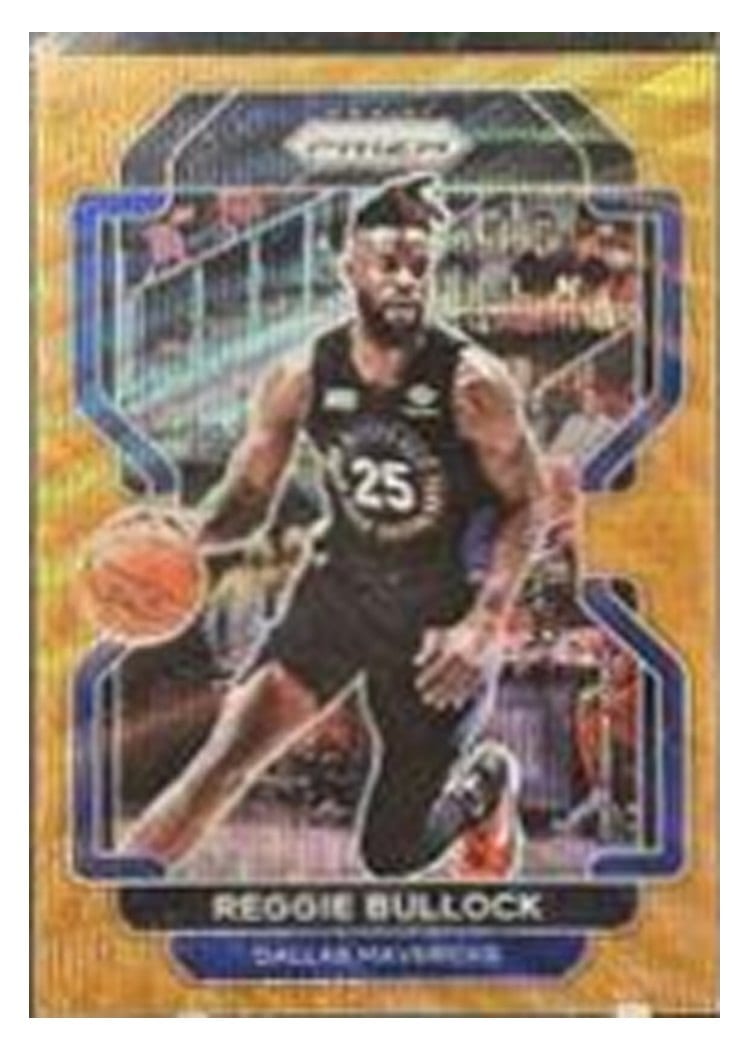 2021-22 Panini Prizm Base Set Reggie Bullock Orange Wave #180 card