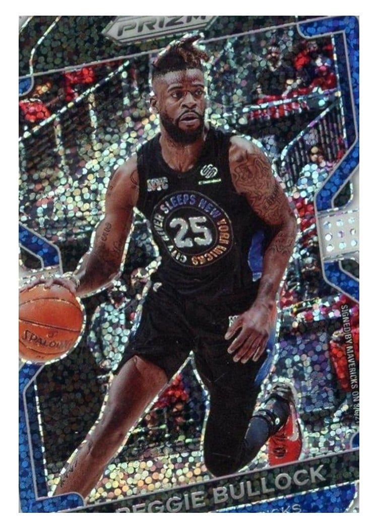 2021-22 Panini Prizm Base Set Reggie Bullock White Sparkle Prizm #180 card