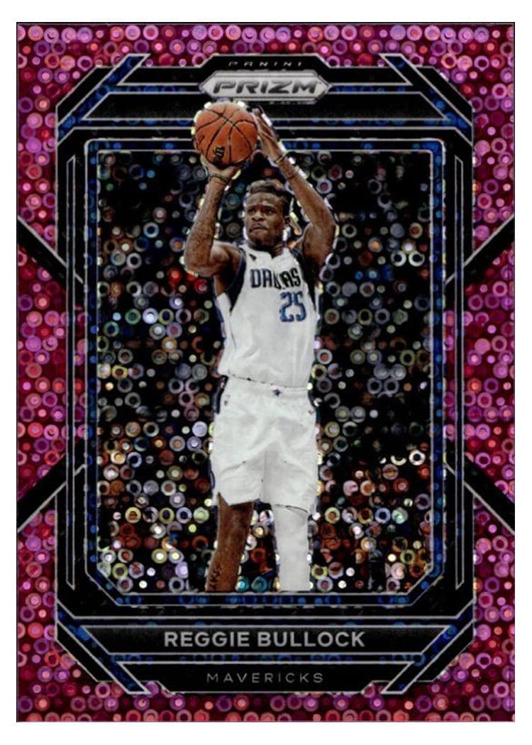 2022-23 Panini Prizm Base Set Reggie Bullock Fast Break Pink Prizm #179 card