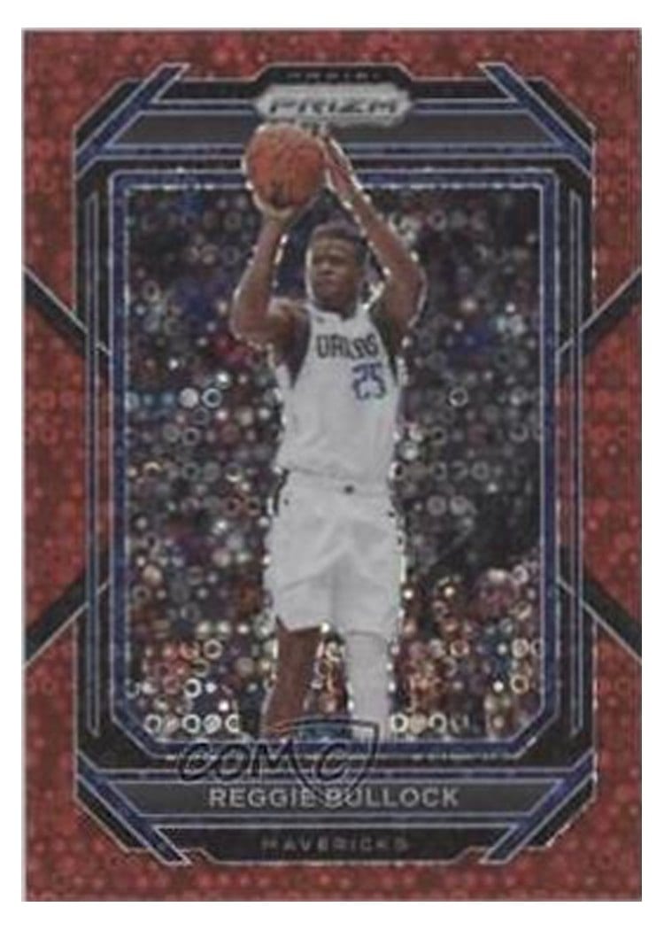 2022-23 Panini Prizm Base Set Reggie Bullock Fast Break Red Prizm #179 card