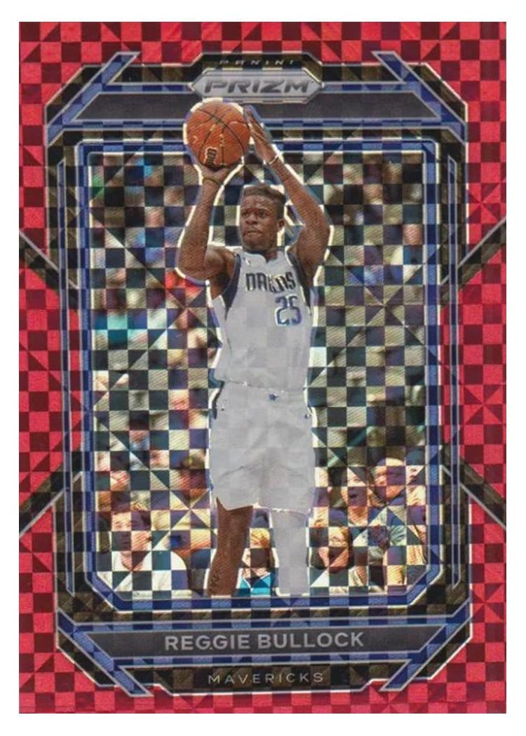 2022-23 Panini Prizm Base Set Reggie Bullock Red Power Prizm #179 card