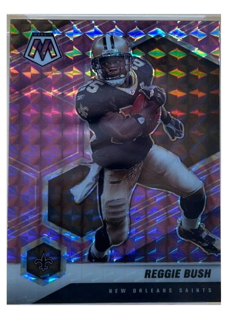 2021 Panini Mosaic Base Set Reggie Bush #144 card