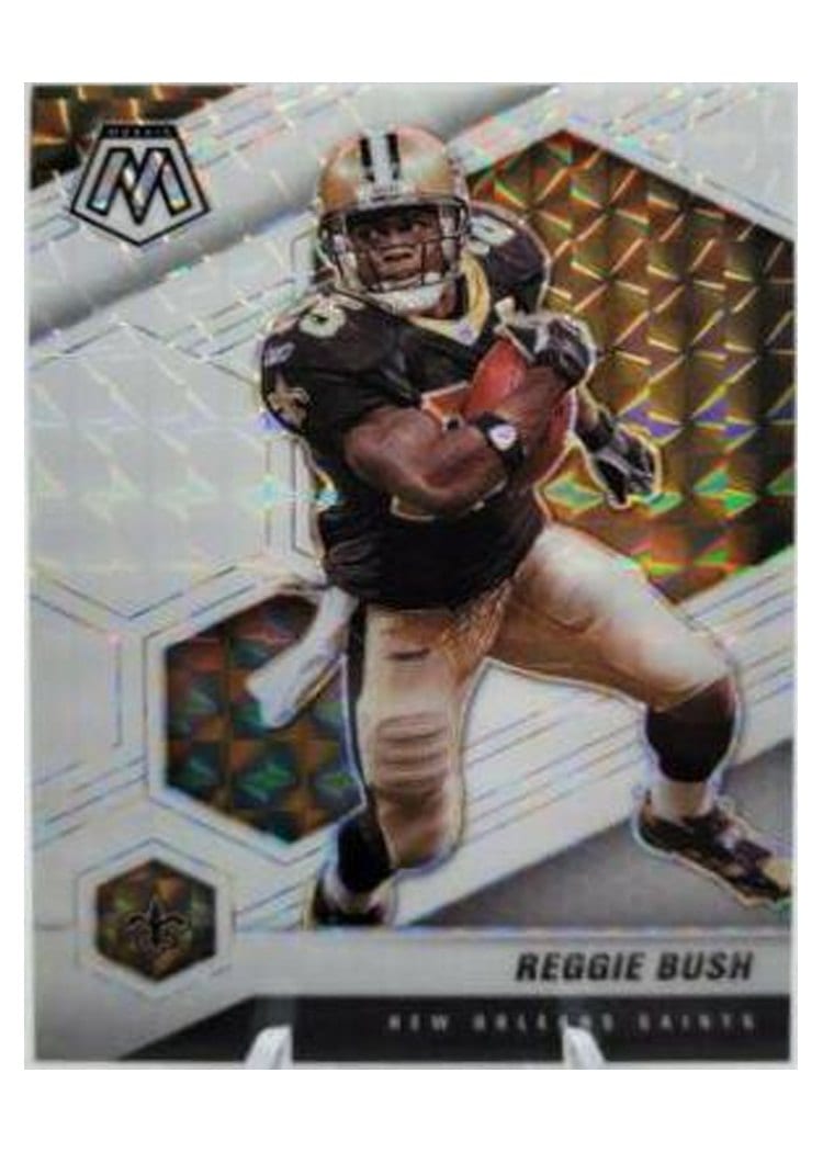 2021 Panini Mosaic Base Set Reggie Bush White Mosaic #144 card