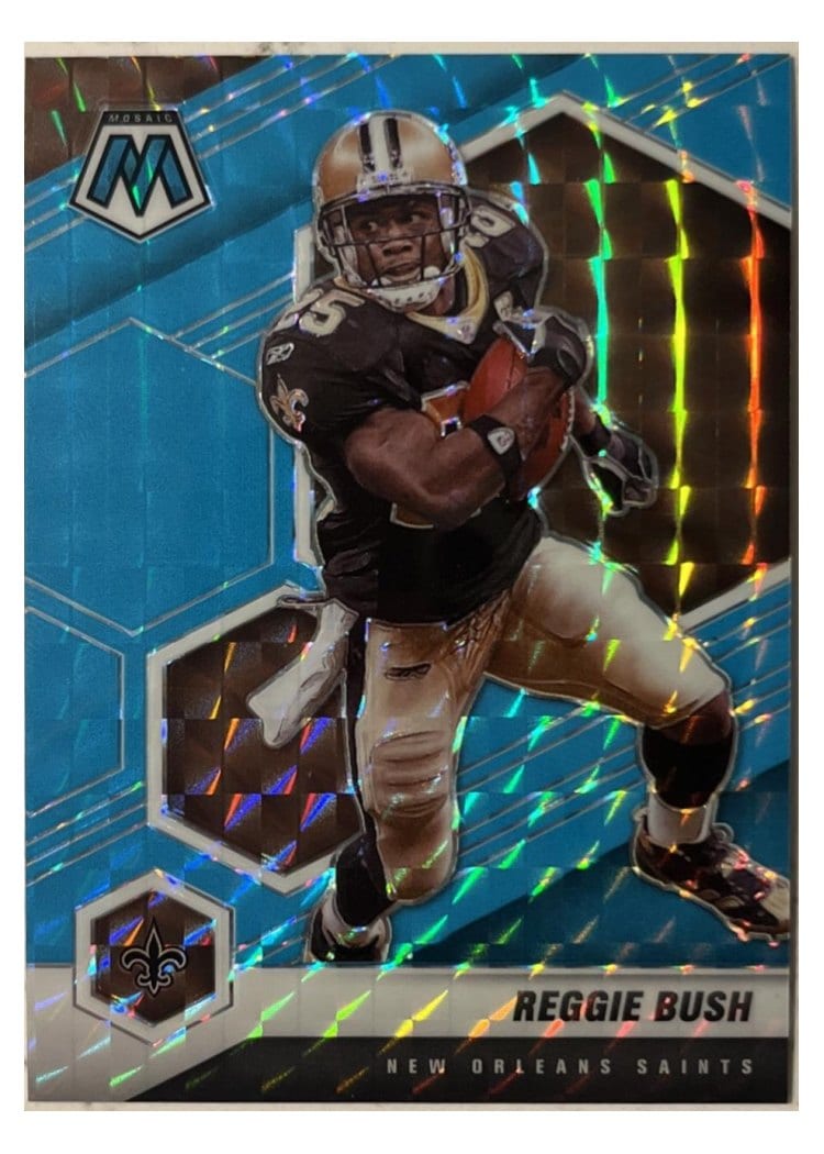 2021 Panini Mosaic Base Set Reggie Bush #144 card