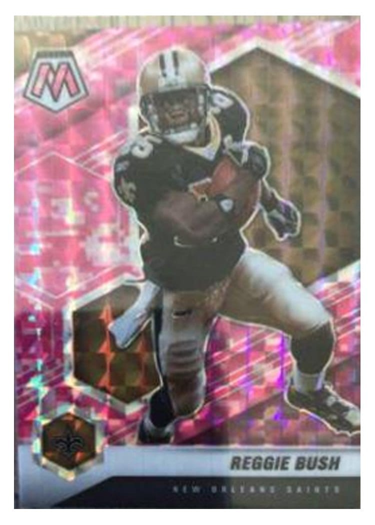 2021 Panini Mosaic Base Set Reggie Bush #144 card