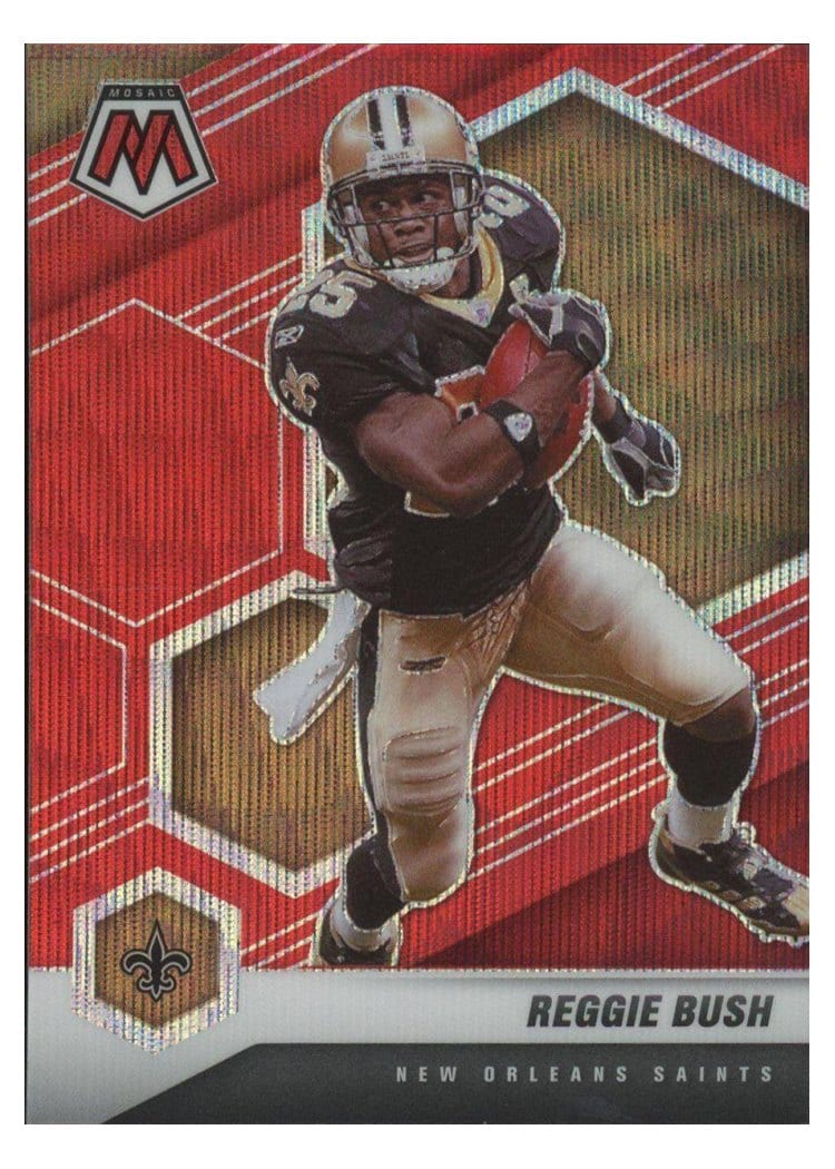2021 Panini Mosaic Base Set Reggie Bush #144 card