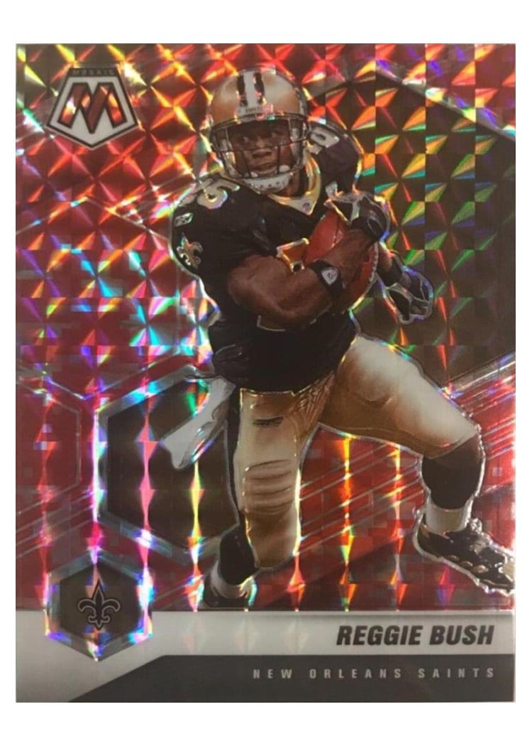 2021 Panini Mosaic Base Set Reggie Bush #144 card