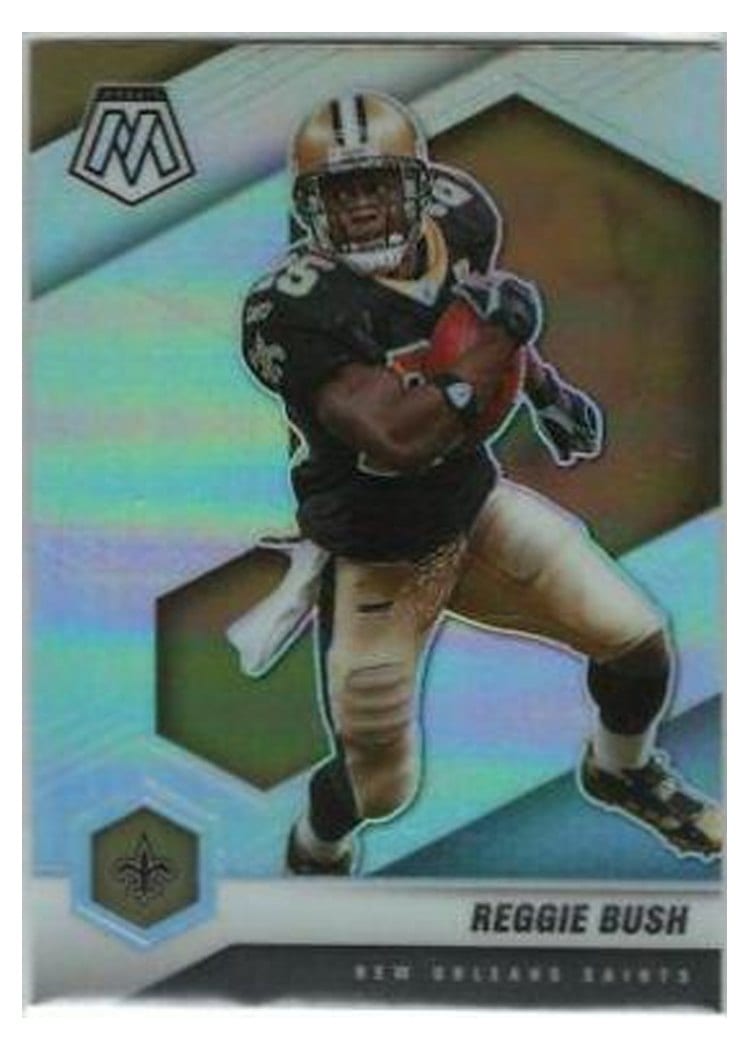 2021 Panini Mosaic Base Set Reggie Bush #144 card