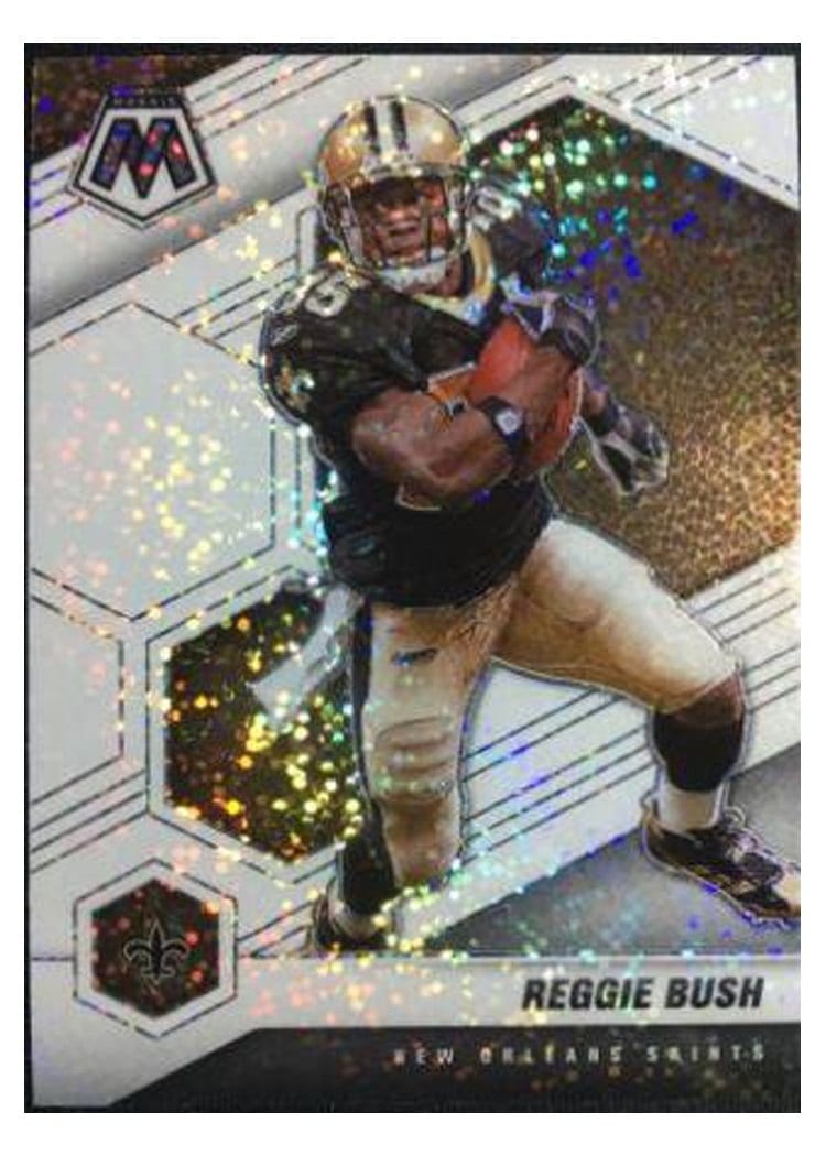 2021 Panini Mosaic Base Set Reggie Bush White Sparkle #144 card