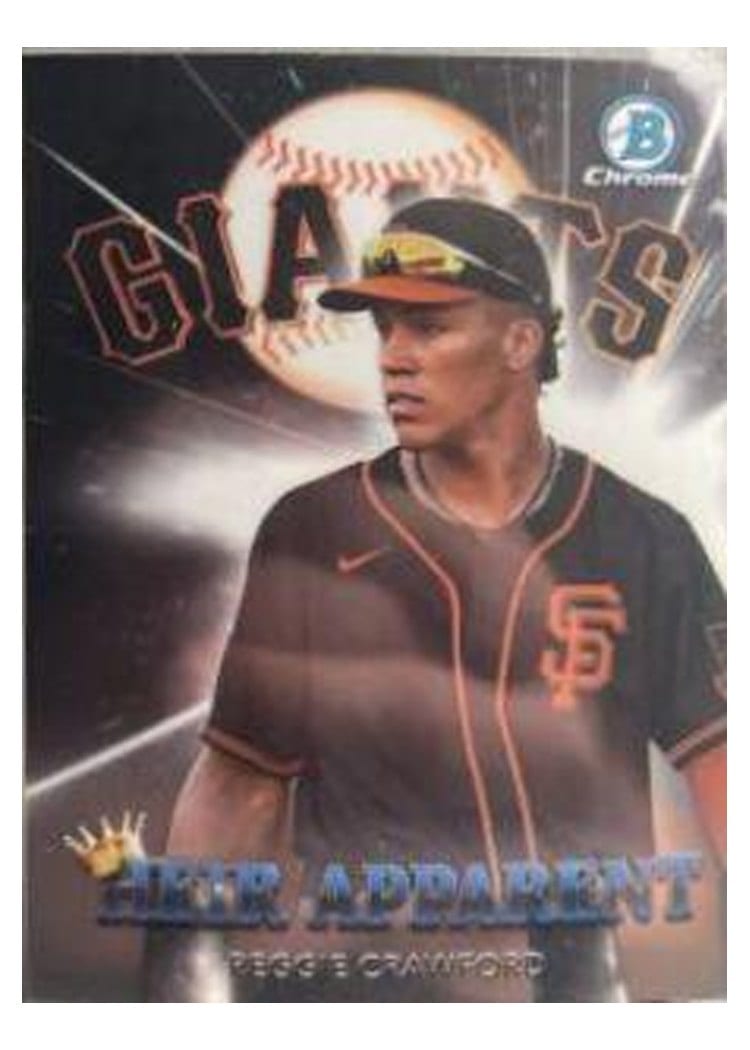 2022 Bowman Draft Heir Apparent Reggie Crawford #HA-6 card