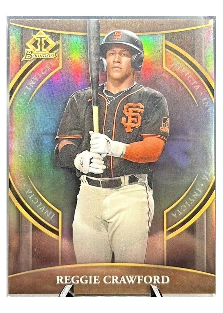 2023 Bowman Chrome Invicta Reggie Crawford #BI-13 card