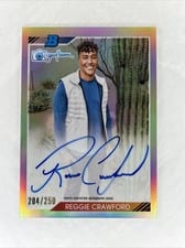 2023 Bowman's Best 1992 Bowman by Randy Johnson Autographs Reggie Crawford #92RJA-RC card