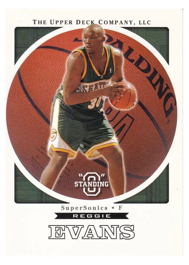2003 Upper Deck Standing O Reggie Evans card