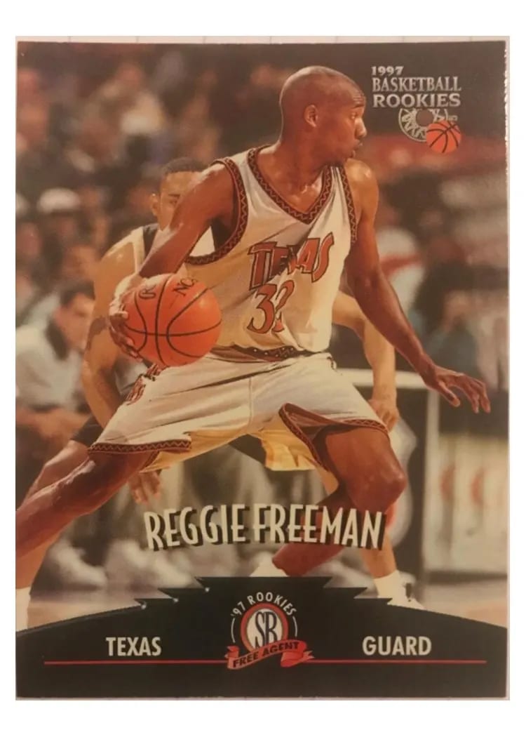 1997 Score Board Rookies Reggie Freeman #5 card