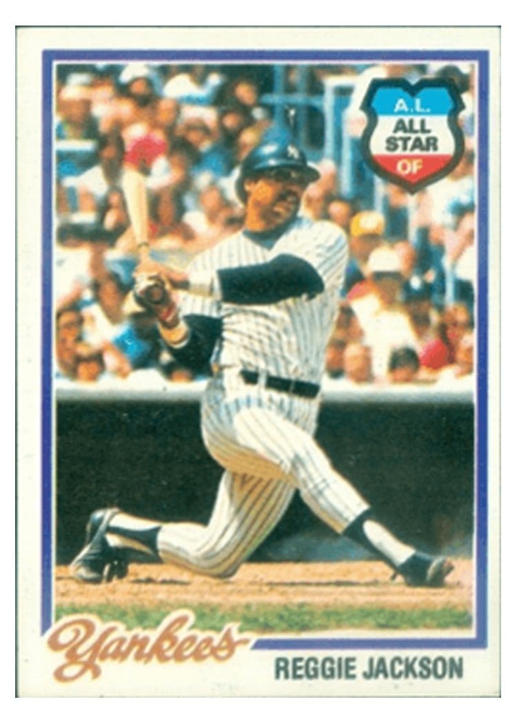 1978 Topps Base Set Reggie Jackson #200 card