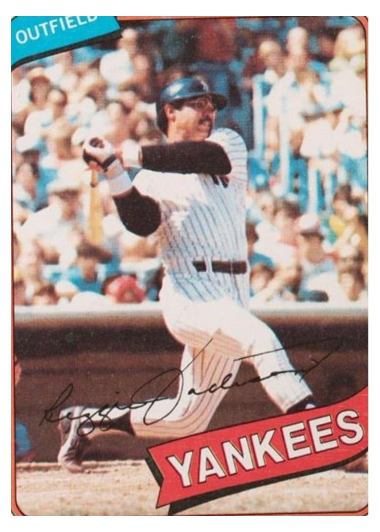 1980 Topps Reggie Jackson #600 card