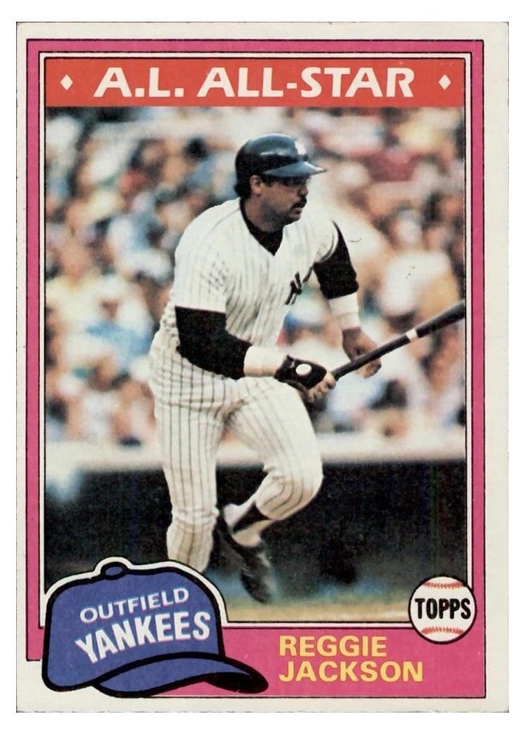 1981 Topps Reggie Jackson #400 card