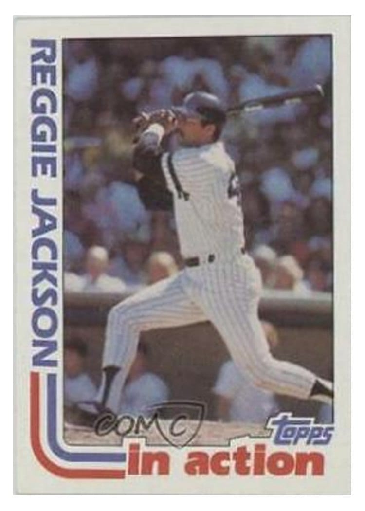1982 Topps Reggie Jackson #301 card