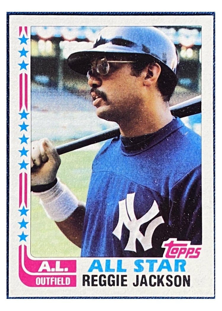 1982 Topps Reggie Jackson #551 card