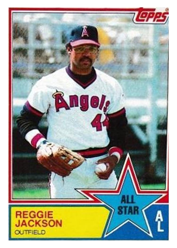 1983 Topps Reggie Jackson #390 card