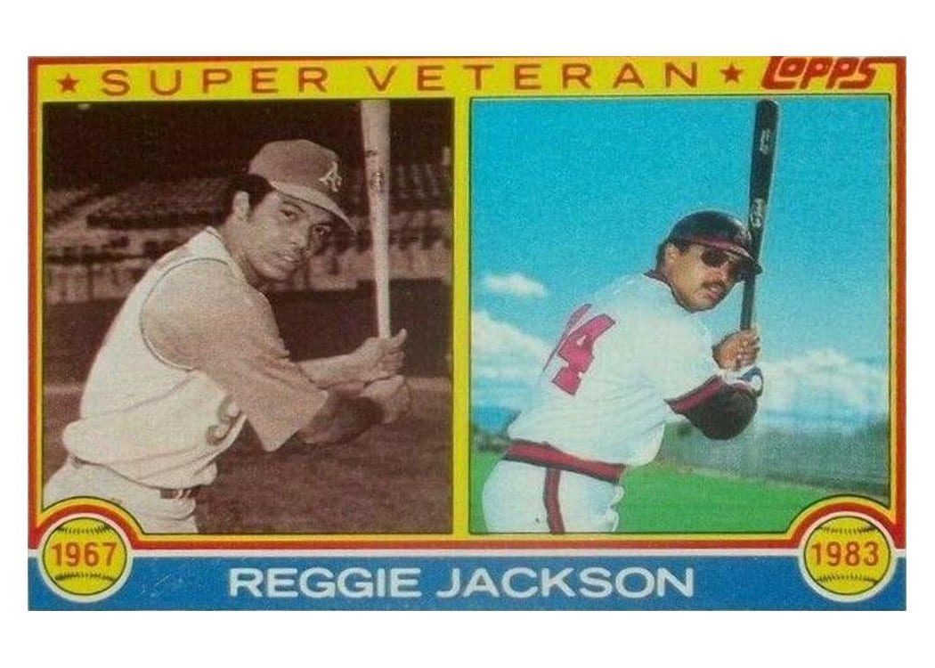 1983 Topps Reggie Jackson #501 card