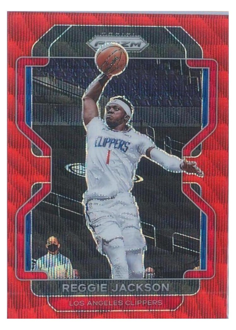 2021-22 Panini Prizm Base Set Reggie Jackson #213 card