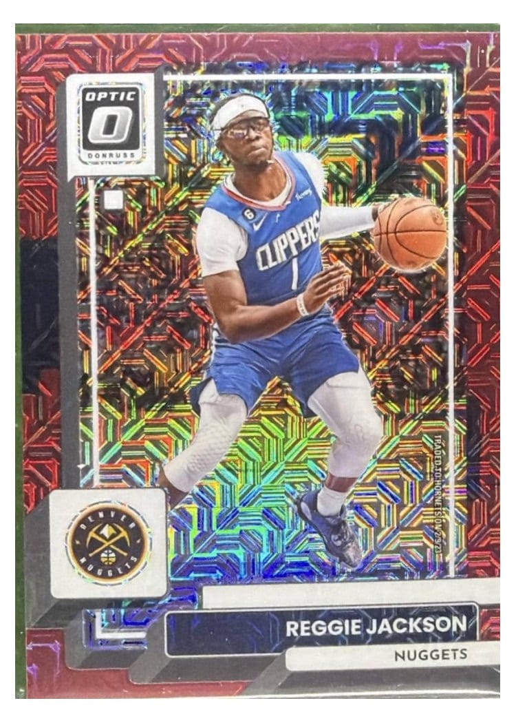 2022-23 Donruss Optic Base Set Reggie Jackson Choice Red #121 card