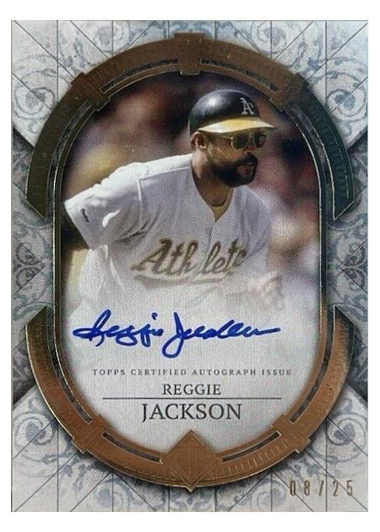 2024 Topps Transcendent Collection Autographs Reggie Jackson #TCA-REJ card