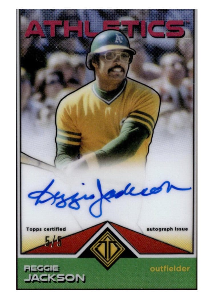 2024 Topps Transcendent Collection Autographs Reggie Jackson #TCA-RJA card