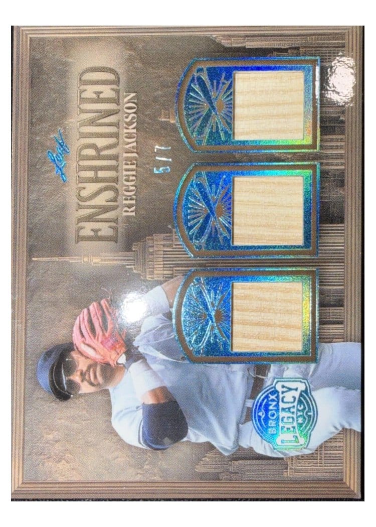 2025 Leaf Bronx Legacy Enshrined Reggie Jackson #E-17