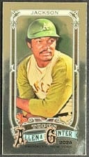Reggie Jackson 2025 Topps Allen & Ginter Mini Chrome card