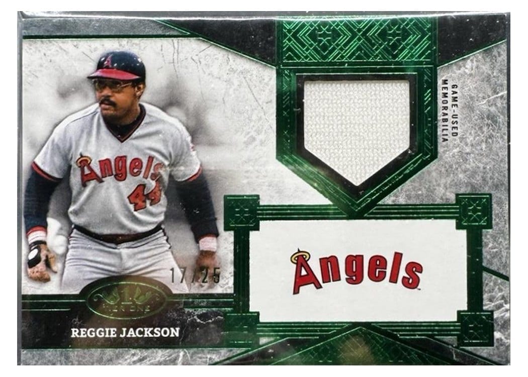 2025 Topps Tier One Top Shelf Relics Reggie Jackson #TSR-RJ