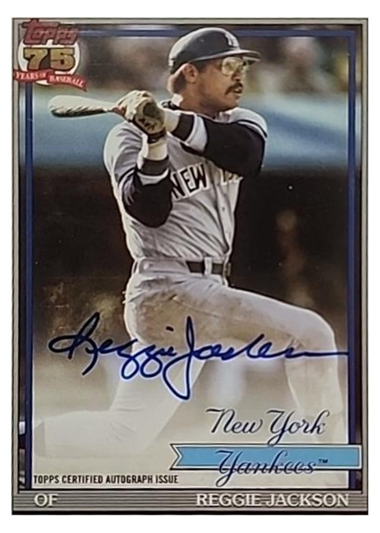 2026 Topps 1991 Topps Autographs Reggie Jackson #91A-RJA card