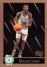 1990-91 SkyBox Base Set Reggie Lewis #18 card