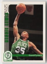 1992-93 Hoops Base Set Reggie Lewis #15 card