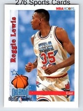 1992-93 Hoops Base Set Reggie Lewis #299 card