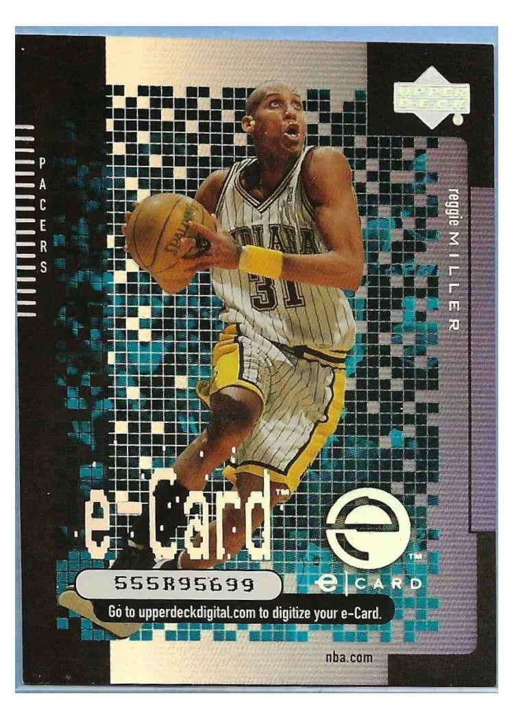 2000 Upper Deck E-Card Reggie Miller #EC5 card