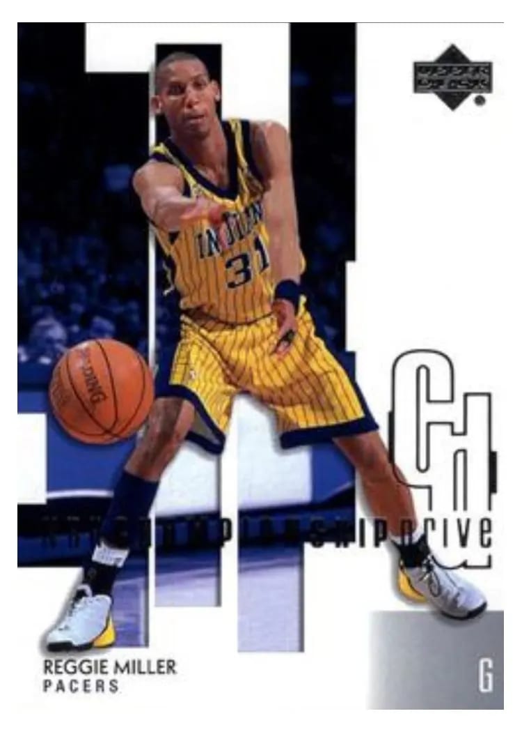 2002 Upper Deck Championship Drive Reggie Miller #31 card